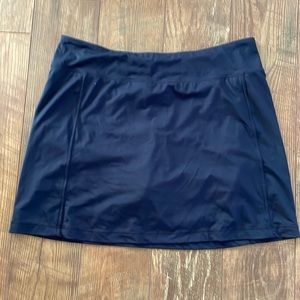 Navy Spandex Skort